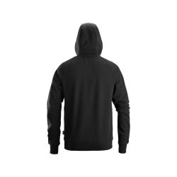 Mikina Snickers Workwear na zip s kapucí černá - 2