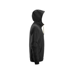 Mikina Snickers Workwear na zip s kapucí černá - 4