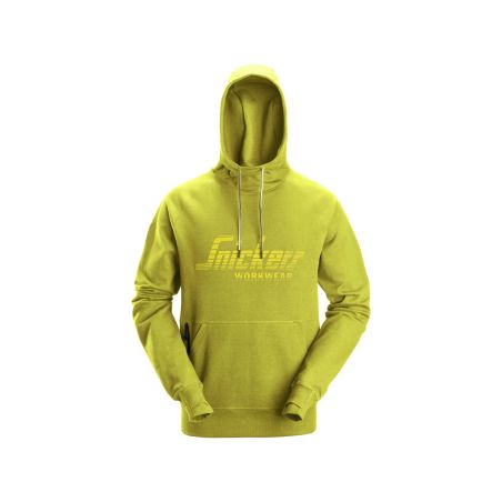 Mikina Snickers Workwear s kapucí Bright limetka - 1