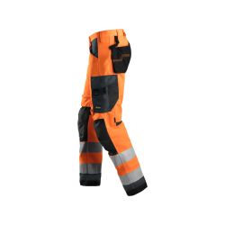 Kalhoty reflexní AllroundWork+, třída 2 oranžové - 3