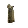 Softshellová bunda AllroundWork Stretch s kapucí khaki - 3