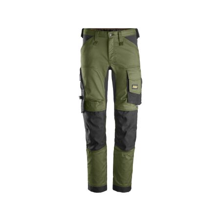 Pracovní kalhoty AllroundWork Stretch khaki - 1