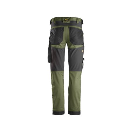 Pracovní kalhoty AllroundWork Stretch khaki - 2