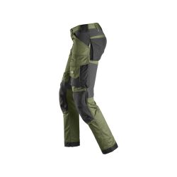Pracovní kalhoty AllroundWork Stretch khaki - 3