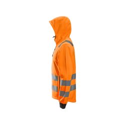 Reflexní mikina AllroundWork na zip, třída 2/3 oranžová - 3
