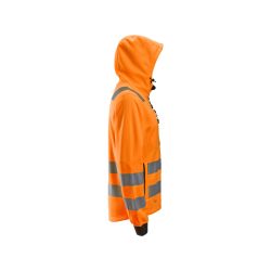 Reflexní mikina AllroundWork na zip, třída 2/3 oranžová - 4
