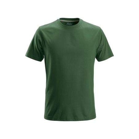 Tričko Classic s krátkým rukávem tmavě zelené - 1
