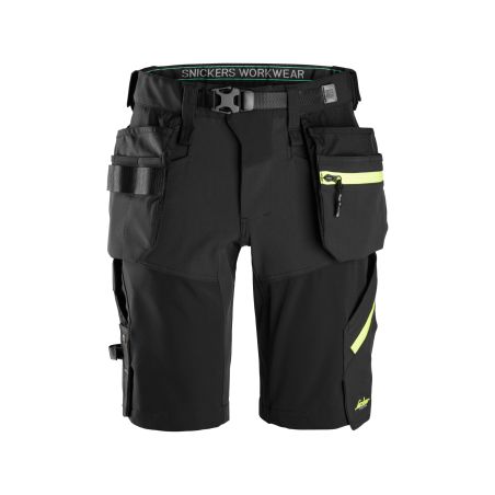 Kraťasy FlexiWork+ Softshell Stretch černé - 1