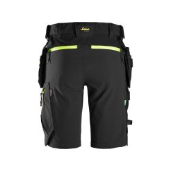Kraťasy FlexiWork+ Softshell Stretch černé - 2