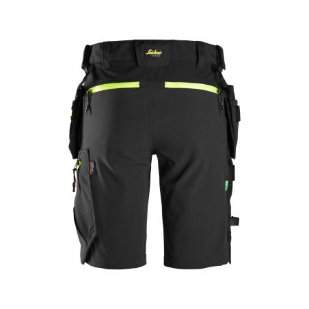 Kraťasy FlexiWork+ Softshell Stretch černé - 2
