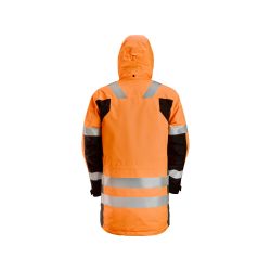 Reflexní parka AW nepromokavá třída 3, oranžová - 2