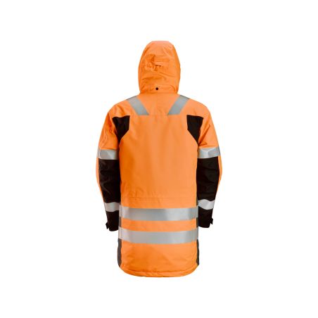 Reflexní parka AW nepromokavá třída 3, oranžová - 2