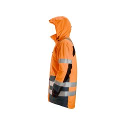 Reflexní parka AW nepromokavá třída 3, oranžová - 3