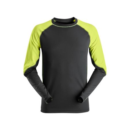 Triko Neon černé s dlouhým rukávem - 1