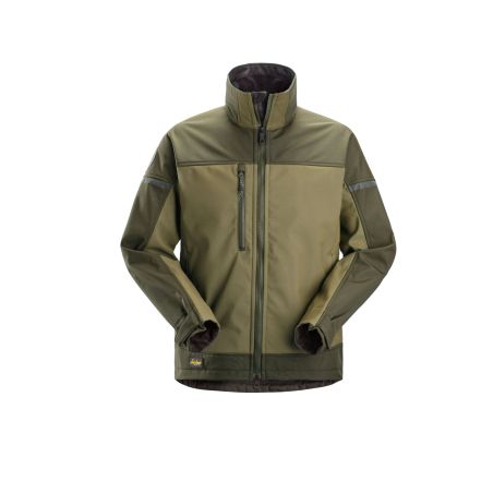 Softshellová bunda AllroundWork Stretch khaki - 1