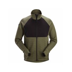 Mikina FlexiWork Active Comfort khaki/černá - 1