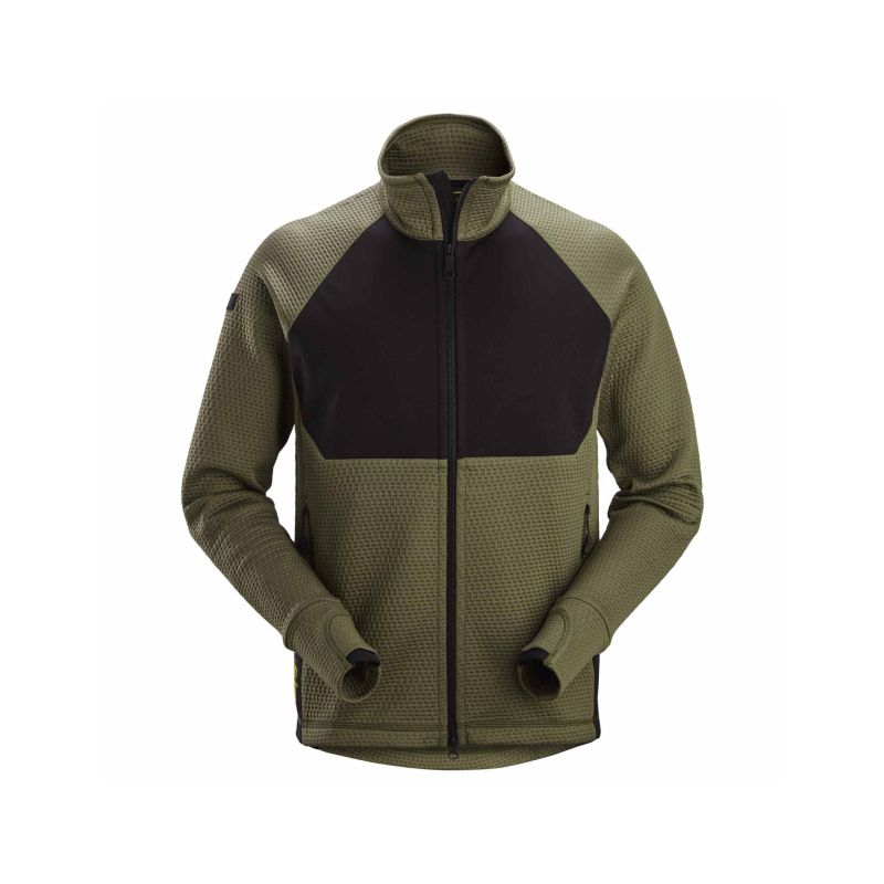 Mikina FlexiWork Active Comfort khaki/černá - 1