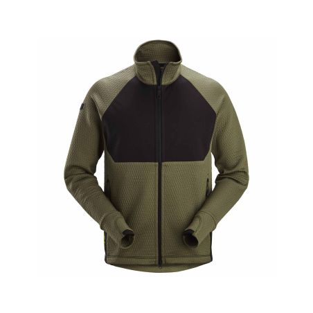 Mikina FlexiWork Active Comfort khaki/černá - 1