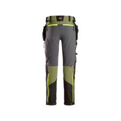Pracovní kalhoty softshellové FlexiWork+ Stretch s PK khaki - 2