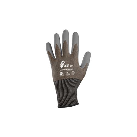 Rukavice CXS HYBRA-TECH RESOLUTE, máčená v latexu s pískovou úpravou, blistr - 1