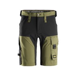 Kraťasy AllroundWork Full Stretch khaki - 1