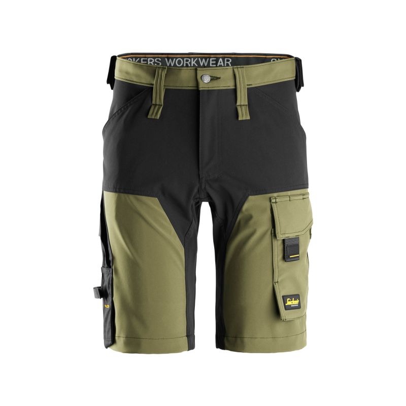 Kraťasy AllroundWork Full Stretch khaki - 1