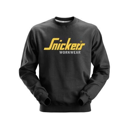 Mikina Snickers Workwear Classic s dlouhými rukávy černá - 1