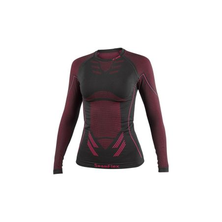 Tričko CXS SeamFlex LADY, dámské, funkční, černo-růžové - 1