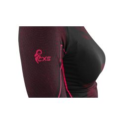 Tričko CXS SeamFlex LADY, dámské, funkční, černo-růžové - 3