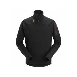 Mikina funkční Mikrofleece na 1/2 zip černá - 1