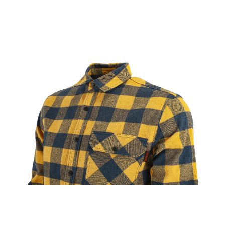 PIPPO Shirt ocher/blue - 2
