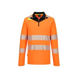 DX4 polokošile na zip s vysokou viditelností L/S - 1