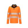 DX4 polokošile na zip s vysokou viditelností L/S - 1