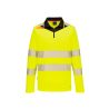 DX4 polokošile na zip s vysokou viditelností L/S - 2