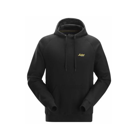 Mikina s kapucí a malým logem SW černá - 1