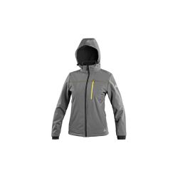 Bunda CXS STRETCH, dámská, softshell, šedá - 1