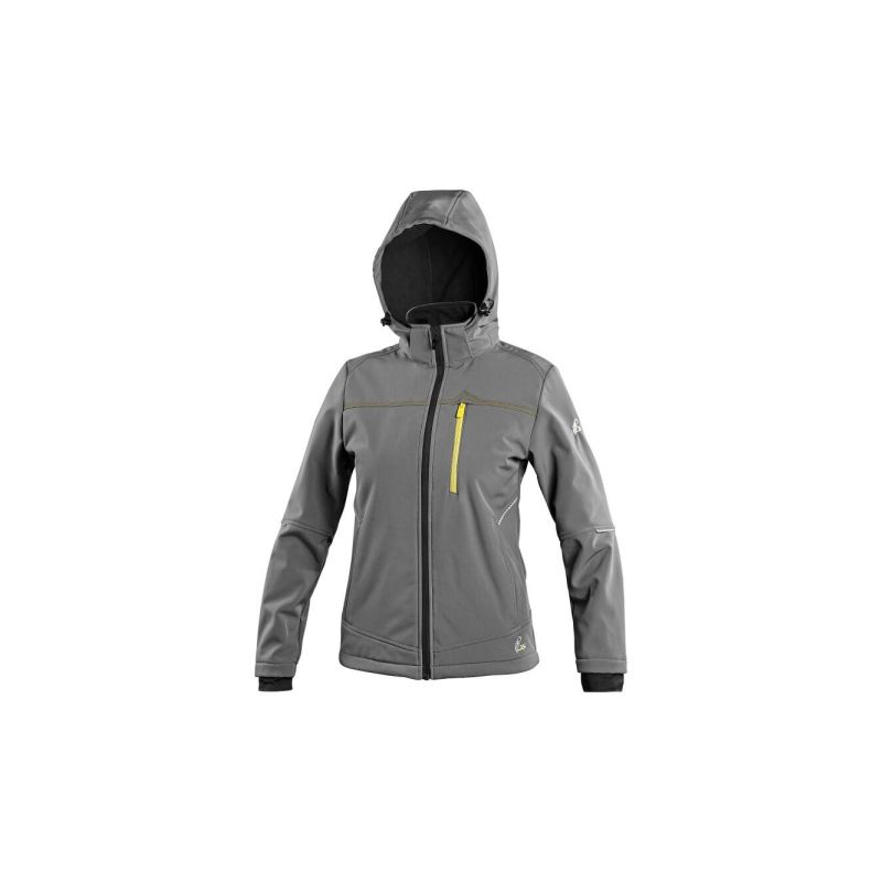 Bunda CXS STRETCH, dámská, softshell, šedá - 1 Bunda CXS STRETCH, dámská, softshell, šedá - 1