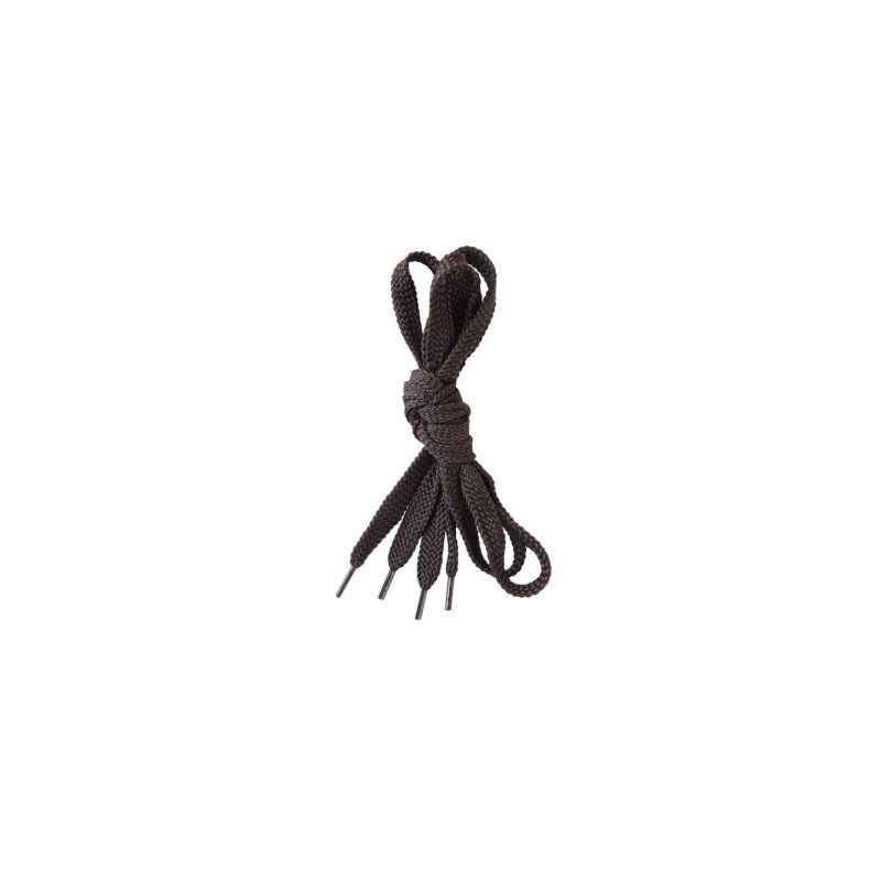 Tkaničky do obuvi, ploché, černé, 110 cm - 1