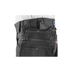 Kraťasy CXS LEONIS, pánské, černé s modro/červenými doplňky - 13