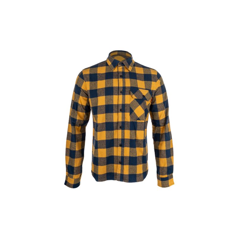 PIPPO Shirt ocher/blue - 1