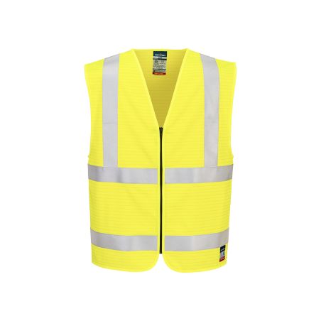 Bizflame Hi-Vis FR vesta na zip s vysokou viditelností - 1