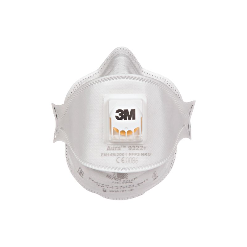 3M 9322+ Resp.FFP2 vent. Aura - 1