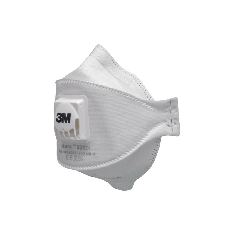 3M 9332+ Resp.FFP3 vent. Aura - 1