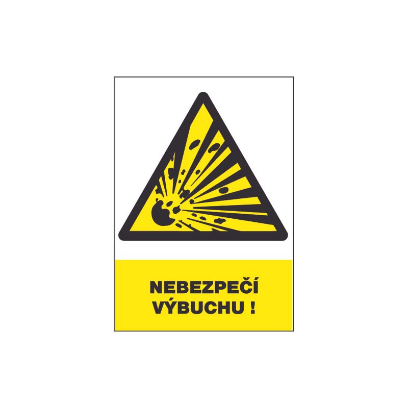 12308 T.Nebezpečí výbuchu-Bezpeč.tabulka - 1