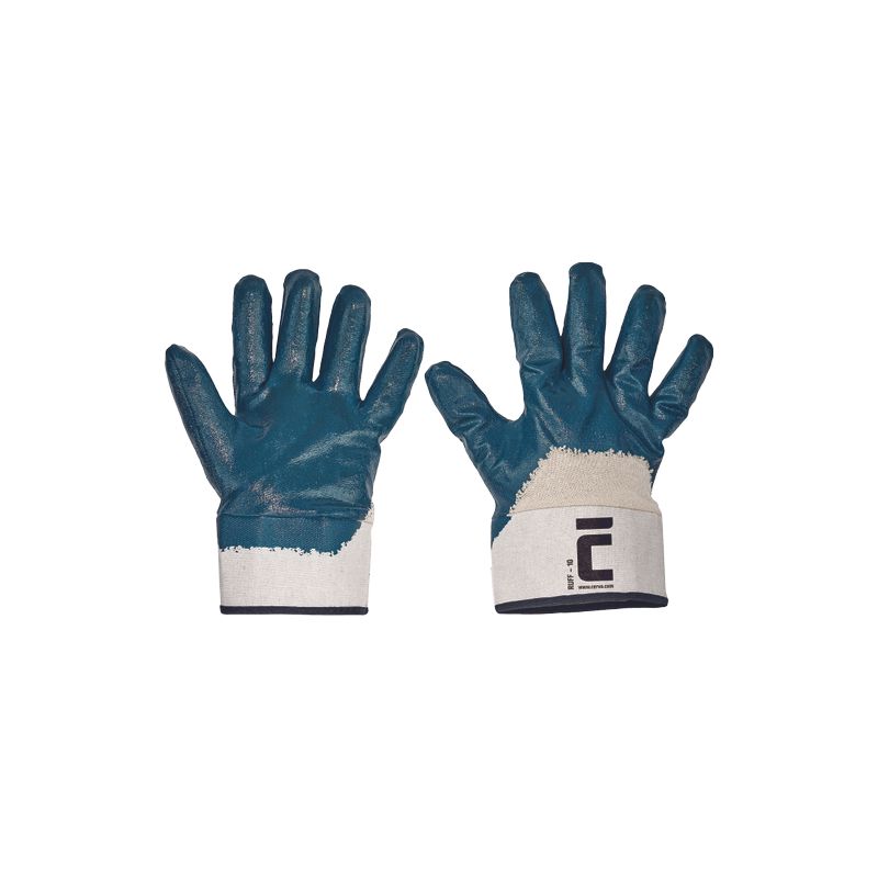 RUFF rukavice polomáčené v nitrilu - 1