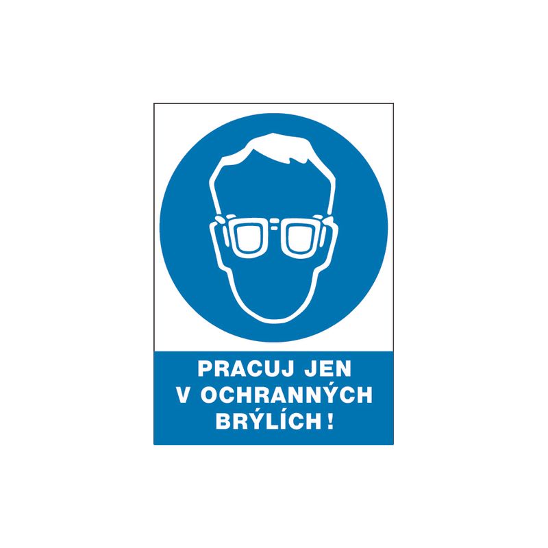 12206 T.Pracuj jen v ochr.brýlích - 1