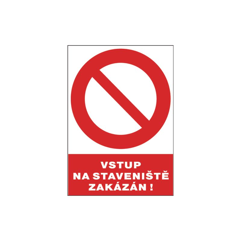 12128 T. Vstup na stav. Zakázán - 1