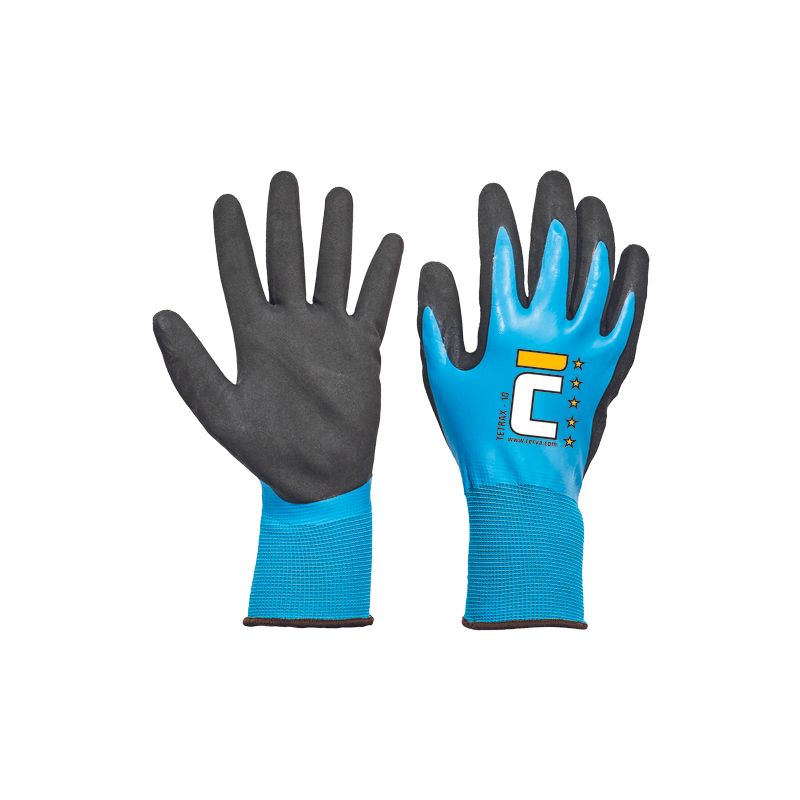 TETRAX rukavice nylon.latex. - 1