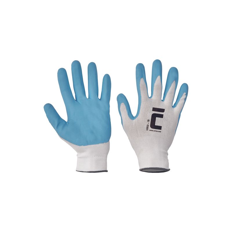 VIREO rukavice nylonové nitril. dla - 1