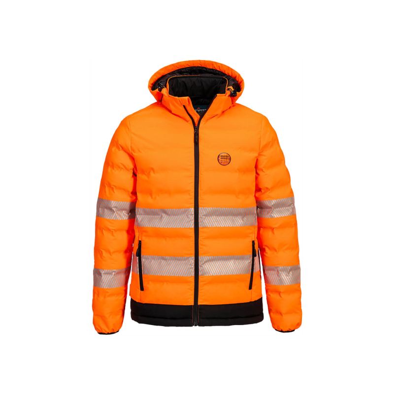 Ultrazvuková vyhřívaná tunelová bunda Hi-Vis - 1